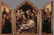 HEEMSKERCK, Maerten van Triptych of the Entombment oil on canvas